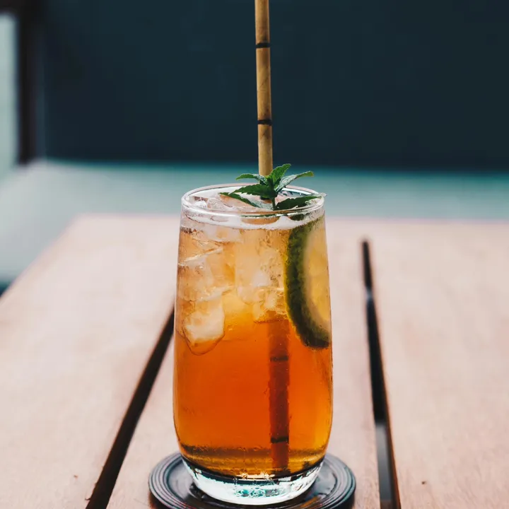 A highball on the deck