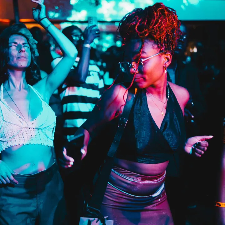 The dance floor in colour